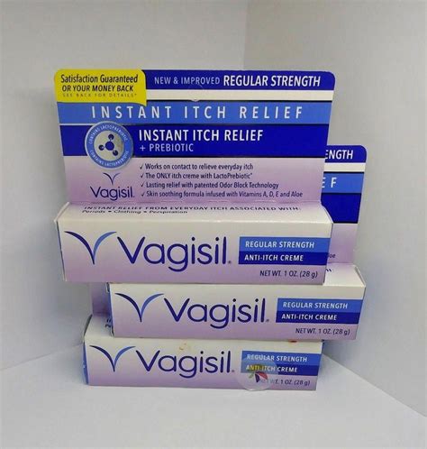 Vagisil Instant Itch Relief Regular Strength Cream Oz Each X Lot