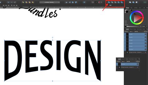 How To Warp Text In Affinity Designer Design Bundles