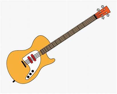 Guitar Bass Clipart Clip Acoustic Openclipart Musician