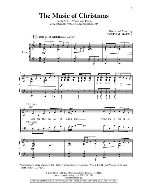 The Music Of Christmas Satb By Joseph M Jw Pepper Sheet Music
