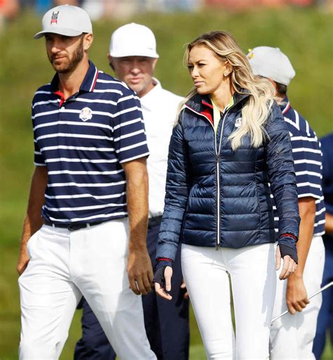 Dustin Johnson And Paulina Gretzky Share A Kiss At Ryder Cup
