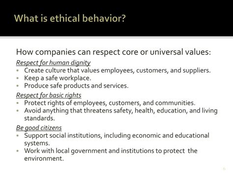 Ppt Chapter 3 Ethical Behavior And Social Responsibility Powerpoint