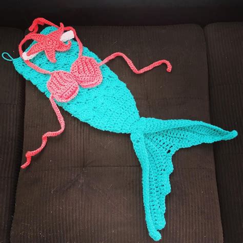 42 Super Sweet Free Crochet Baby Mermaid Tail Patterns For 2019 Page