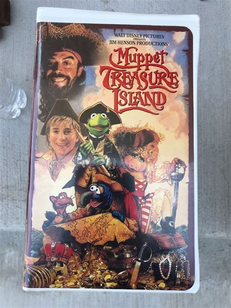 Muppet Treasure Island Vhs 1996 Disney Presents Walt Disney