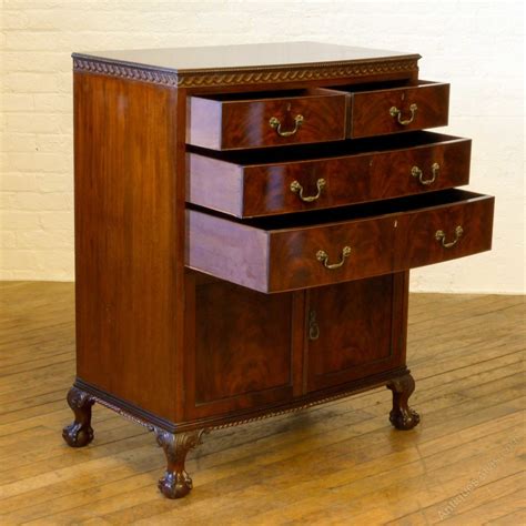 Chippendale Style Mahogany Tallboy Antiques Atlas