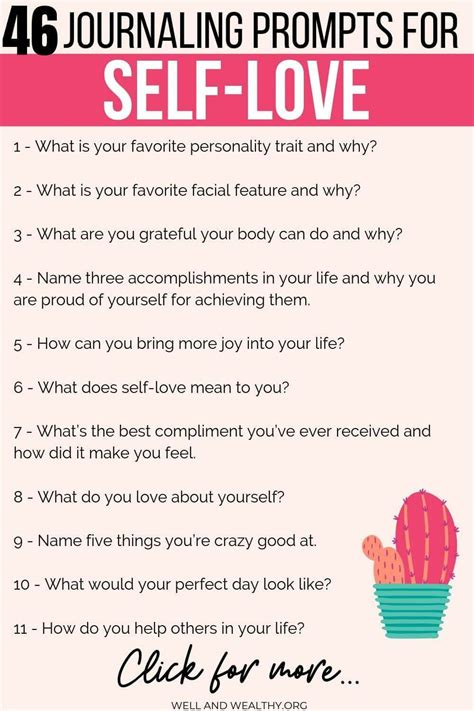 46 self love journal prompts [finally learn how to journal for self love ] 2022