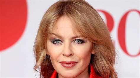 Kylie Minogue Shows Off Never Ending Legs In Floaty Thigh Split Dress