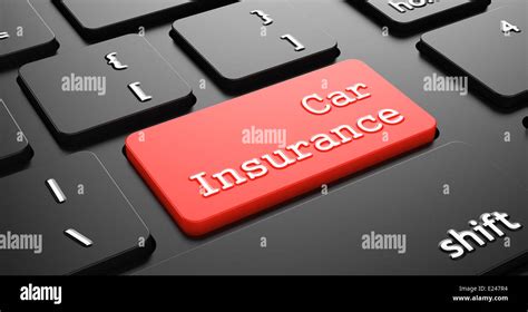 Car Insurance On Red Keyboard Button Stock Photo Alamy