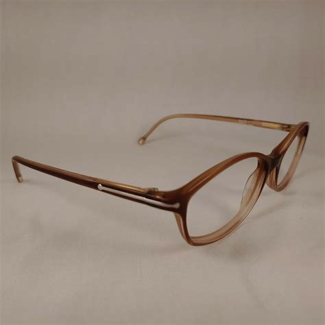 Face Stockholm Rx Eyeglasses 1300 Glow Full Rim Plastic Frames Brown Gold 9211fs Eyeglass Frames