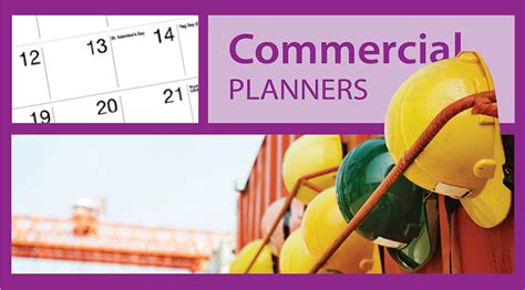 Commercial Planners Custom Contractor Wall Planner Calendars At