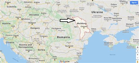 Map Of Moldova Where Is Map