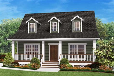 Small Country Home Plan Two Bedrooms Plan 142 1032