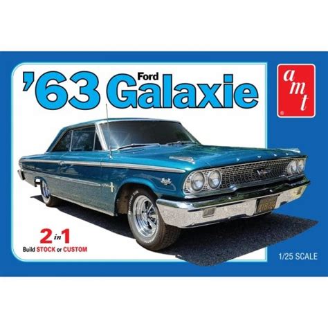 Amt 125 1963 Ford Galaxie Car Model Kit Amt From