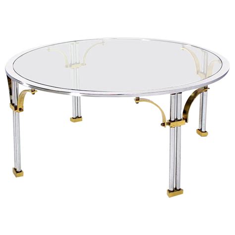 2,627 chrome table round products are offered for sale by suppliers on alibaba.com, of which furniture legs accounts for 9%, coffee tables accounts you can also choose from glass, metal, and wooden chrome table round, as well as from modern, antique chrome table round, and whether chrome. Mid-Century Modern Chrome Brass and Glass Round Coffee ...