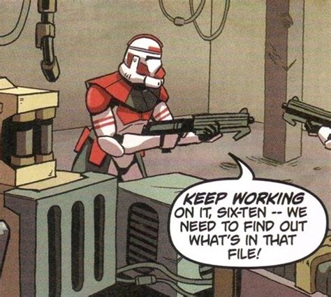 Unidentified Clone Trooper Commander Separatist Factory