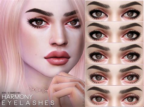 Eyeliner Lashes In 5 Versions Found In Tsr Category Sims 4 Female