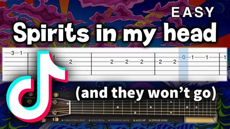 Spirits Tik Tok Meme Song Guitar Tutorial Tab Youtube