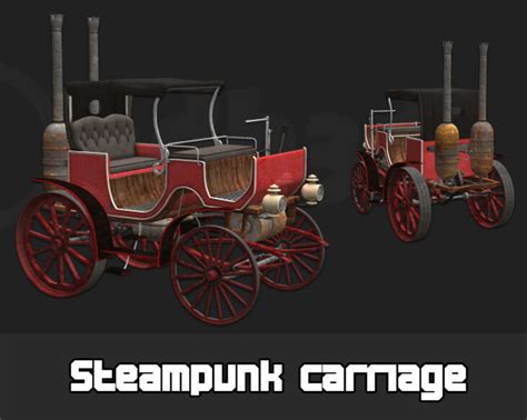 Steampunk Carriage Render State
