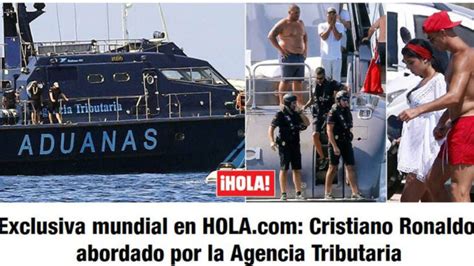 Customs Officers Inspect Cristiano Ronaldos Yacht In Formentera