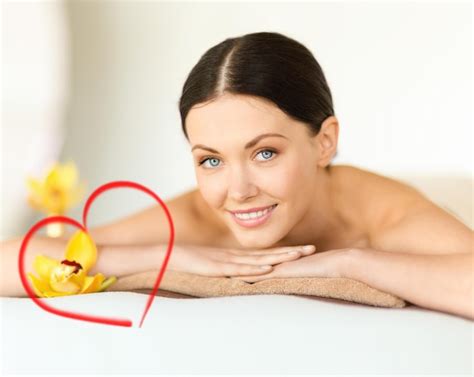 Premium Photo Health And Beauty Resort And Relaxation Concept Smiling Woman In Spa Salon