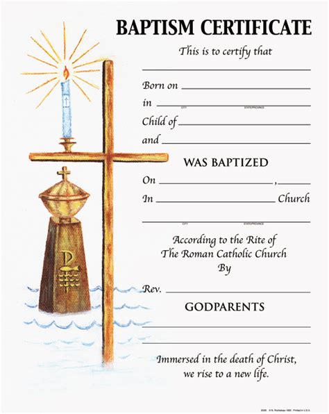 Baptism Certificates Page 1 Of 2