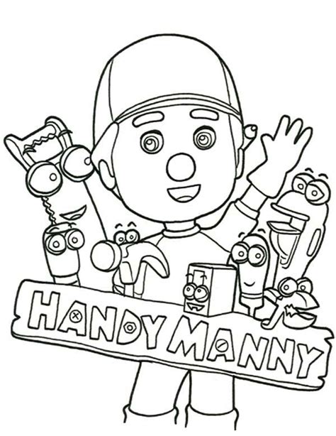 Manny A La Obra Para Colorear Pintar E Imprimir