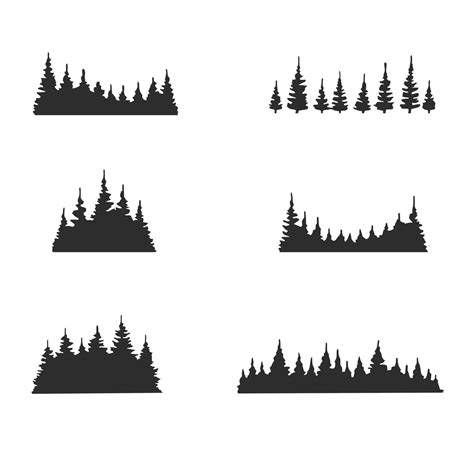 Mountain Svg Tree Svg Trees And Mountain Svg Landscape Svg The Best