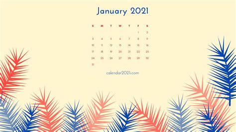 January 2021 Calendar Wallpaper | Calendar wallpaper ...