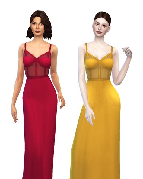 Sulsulhun Kiras Gown Some Maxis Match Glam For Love 4 Cc Finds