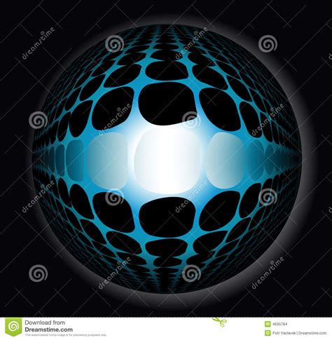3d Abstract Sphere Stock Vector Illustration Of Dangerous 4695784
