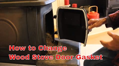 How To Change A Wood Stove Door Gasket Youtube