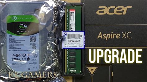 Acer Aspire Xc 895 Office Desktop Pc Unbox Upgrade Ddr4 Ram And 1tb