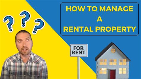 How To Manage A Rental Property Youtube
