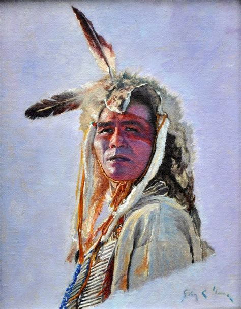Oglala Warrior By John C Gawne Warrior West Art Artist