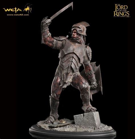 Uruk Hai Swordsman Herr Der Ringe 16 Scale Statue Piece Hunter