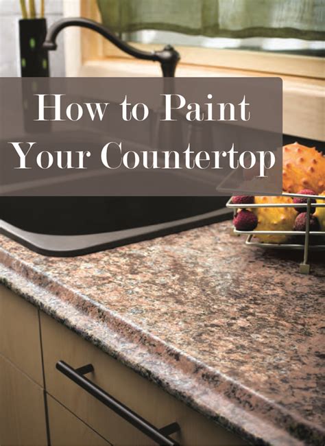 After the countertop is completely dry, lightly sand the laminate. Marvelous Kitchen Counter Paint #4 How Paint Your Laminate ...