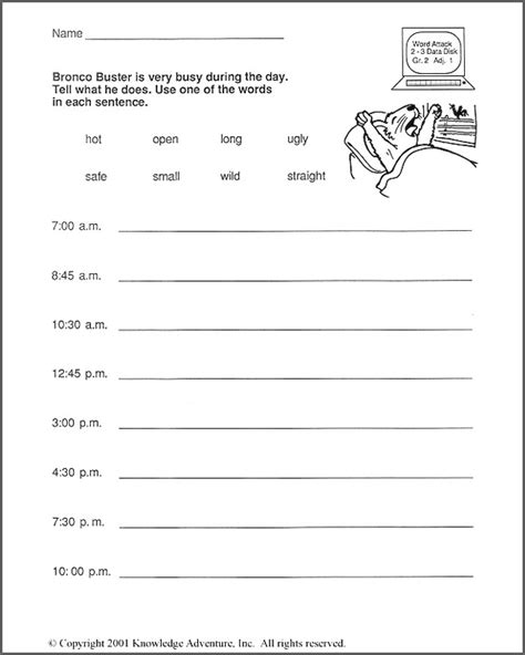 14 Vocabulary Building Worksheets