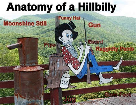 Anatomy Of A Hillbilly  1600×1239 Hillbilly Moonshine Still Funny Hats