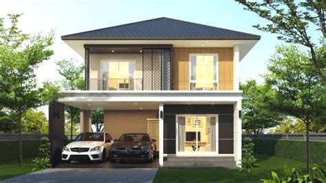 Simple And Affordable Three Bedroom Double Storey House Design Ulric Home
