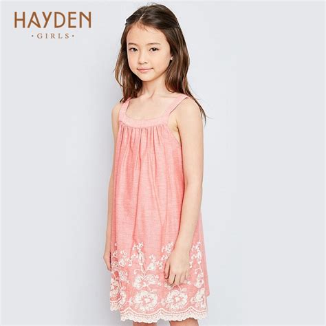 Hayden Girls Dresses Summer Stripped Sundress 13 14 Years Costumes