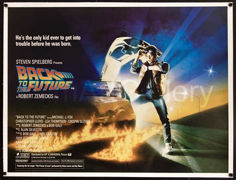 1985 back to the future poster robert zemeckis movie marty mcfly doctor emmett doc brown print