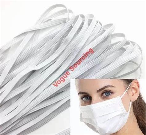 Polyester White 3 Mm Mask Elastic Tape Or Earloop Elastic At Rs 090