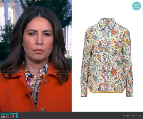 Wornontv Cecilias Floral And Bird Print Shirt On Good Morning America