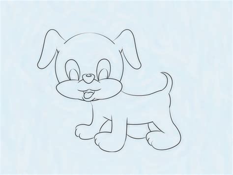 3 Ways To Draw A Cute Puppy Wikihow