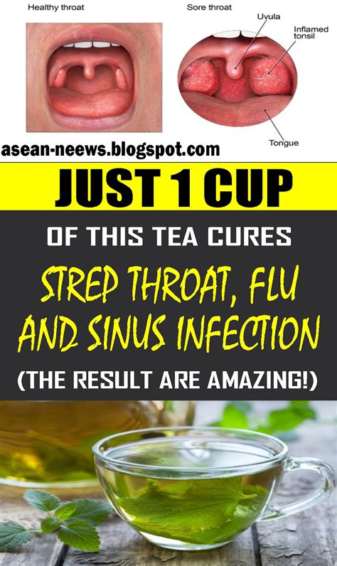 Just 1 Cup Of This Tea Cures Strep Throat Flu And Sinus Infections