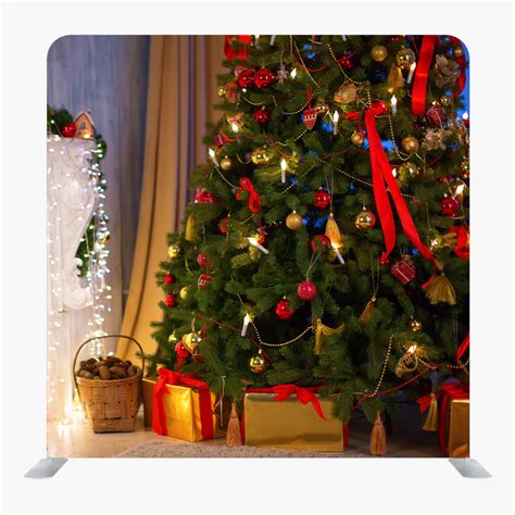 Christmas Straight Tension Fabric Media Wall 1 Backdropsource Uk