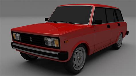 Lada Riva 3d Model Obj Blend Dae