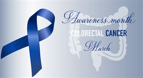 Blue Ribbon As A Symbol Of Colorectal Cancer Awareness Prevention