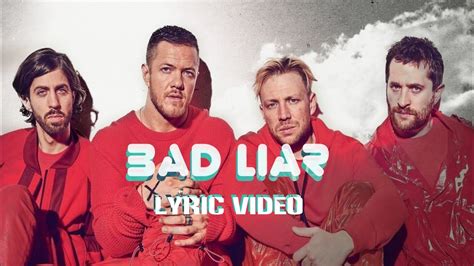 Imagine Dragons Bad Liar Lyric Video Youtube