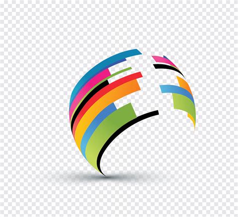 Round Multicolored Logo Logo 3d Computer Graphics Coreldraw Abstract